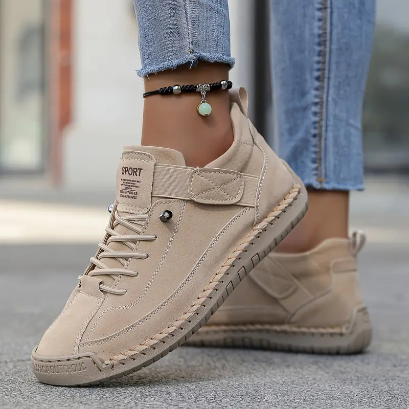 Nivalia | Zapatillas para mujer con tejido texturizado y cordones cómodas | Transpirables