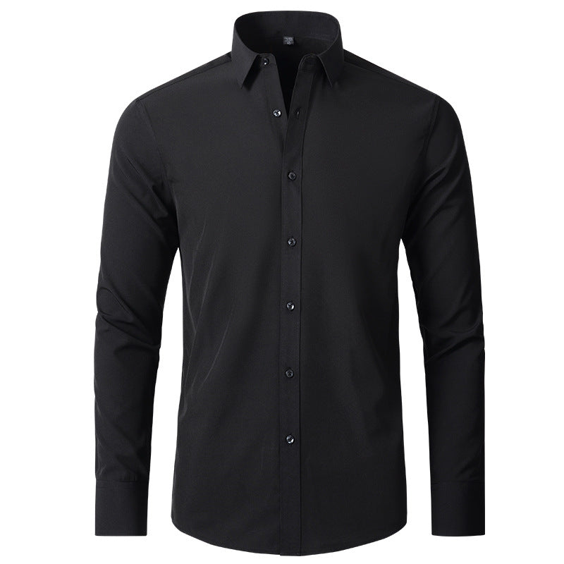Zacarías | Camisa clásica de hombre de manga larga y corte ajustado | Slim