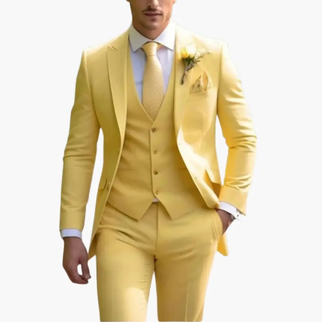 Juan | Traje para hombre de tres piezas con blazer y chaleco