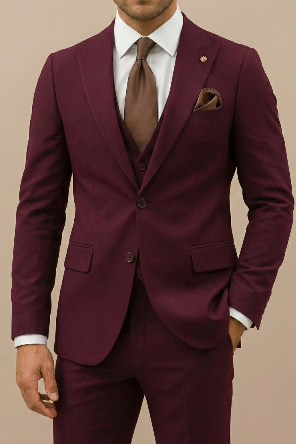 Sebastian | Eleganter dreiteiliger Slim-Fit-Anzug für Herren