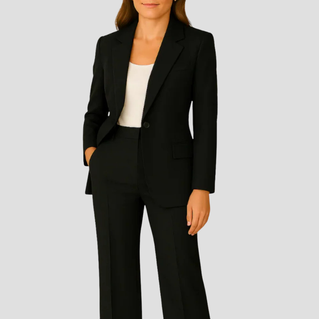 Celia | Conjunto para mujer con blazer y pantalón recto