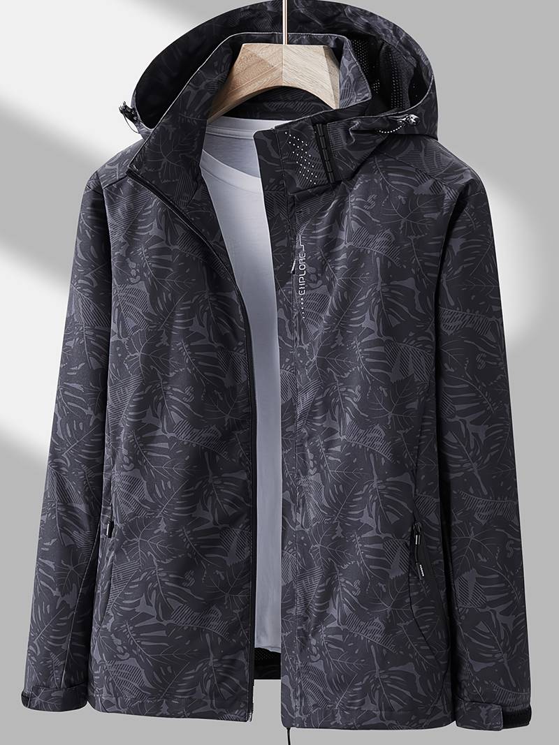 Andrea | Chaqueta impermeable y cortavientos con estampado