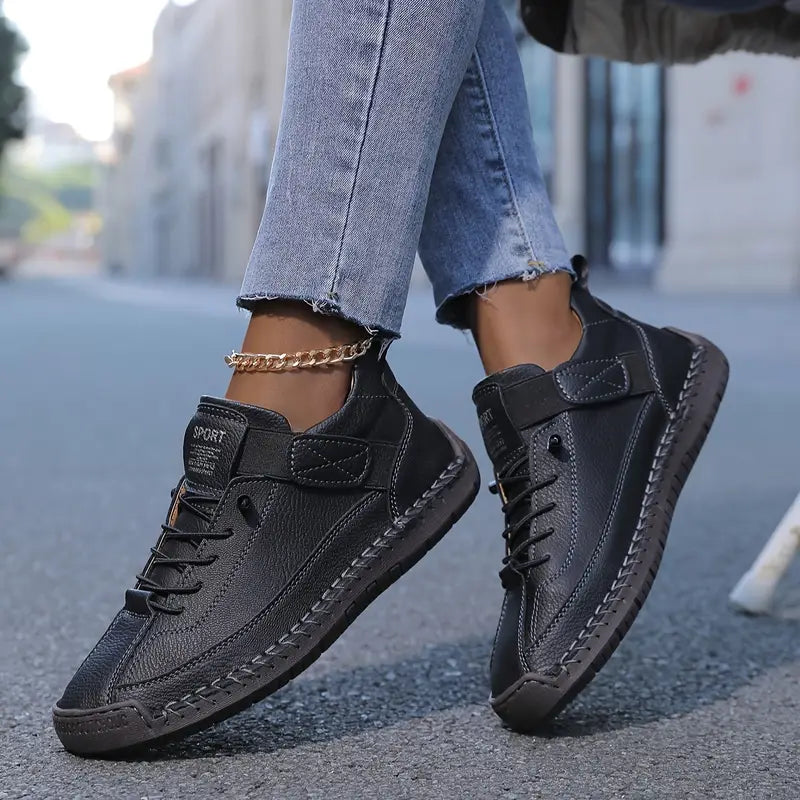 Nivalia | Zapatillas para mujer con tejido texturizado y cordones cómodas | Transpirables