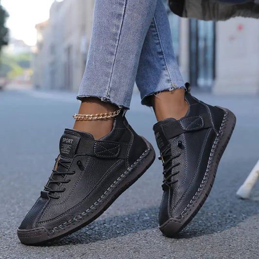 Nivalia | Zapatillas para mujer con tejido texturizado y cordones cómodas | Transpirables