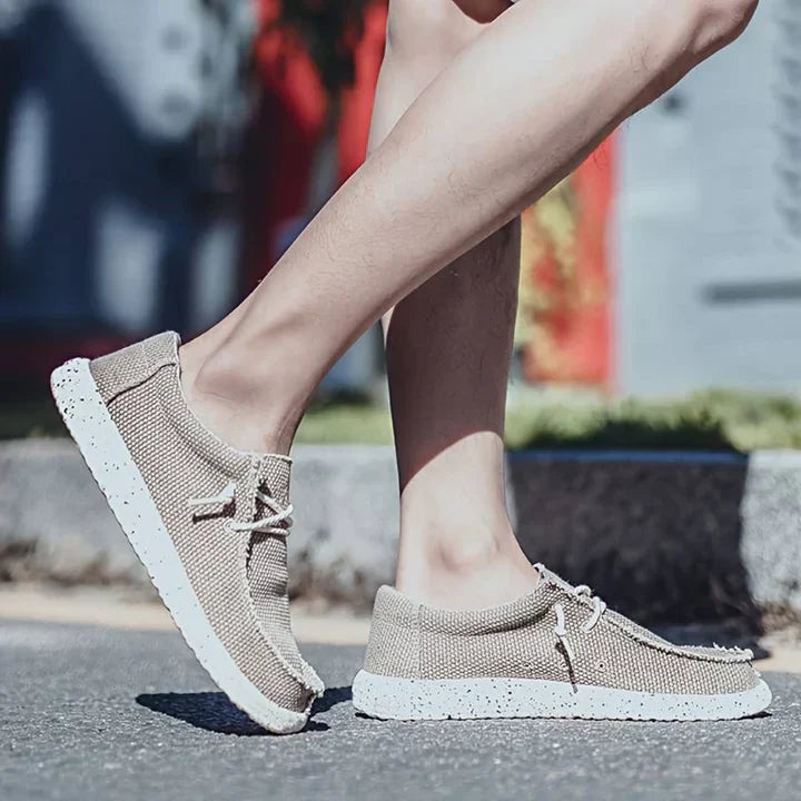 Raúl | Zapatos ligeros sin cordones con tejido de punto