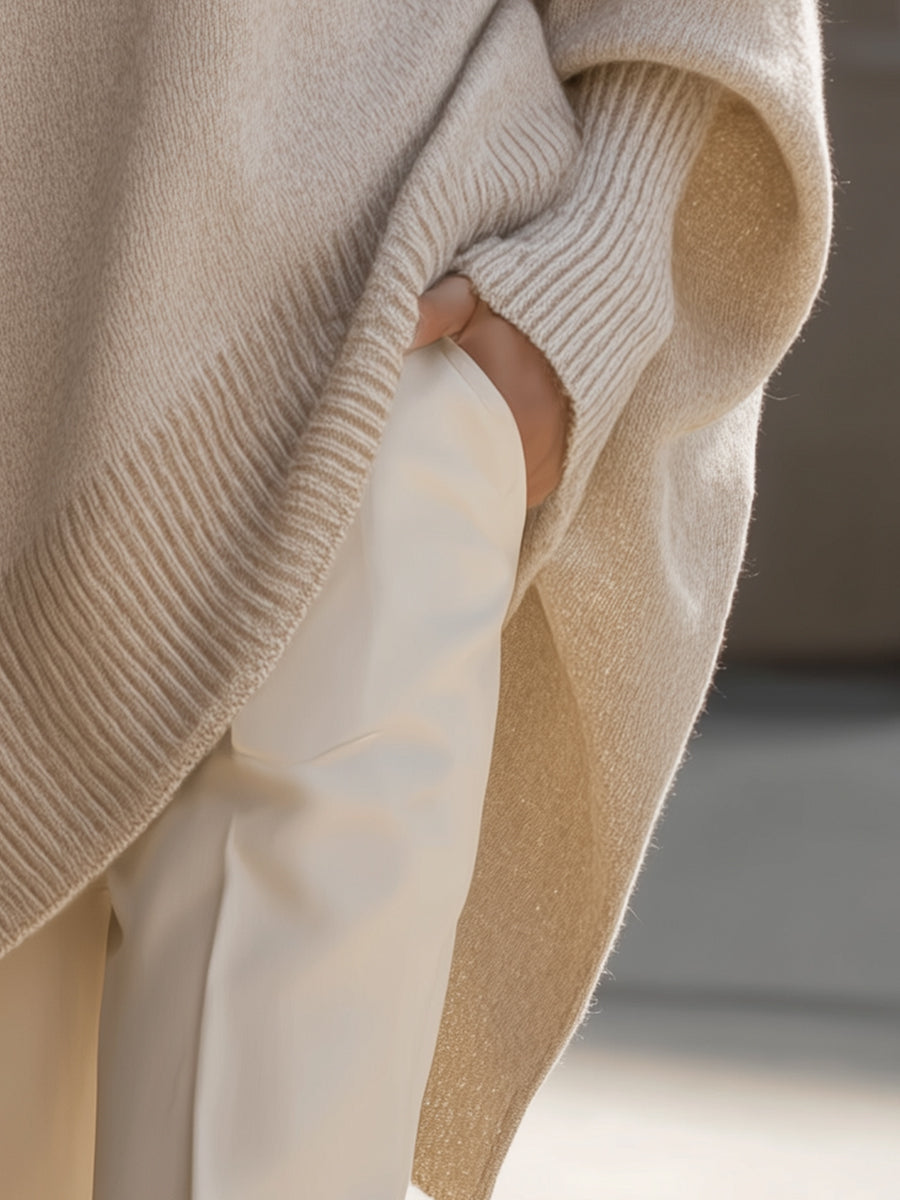 Palomares | Jersey oversize para mujer con mangas anchas suave y amplio | Cálido