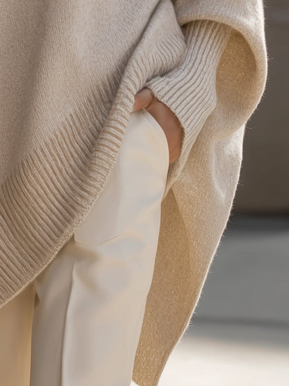Palomares | Jersey oversize para mujer con mangas anchas suave y amplio | Cálido
