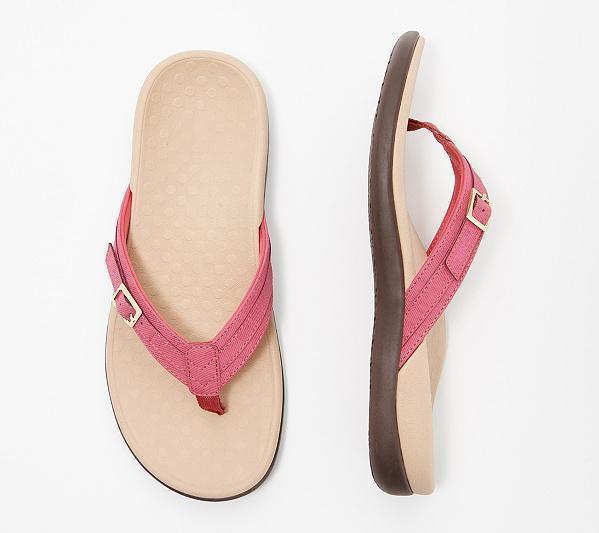 Martina | Sandalias ortopédicas con tira en V y hebilla lateral