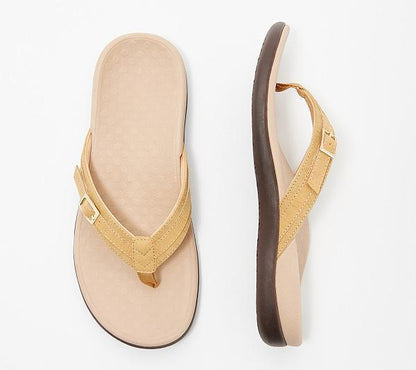 Julia | Chanclas ortopédicas con tira de hebilla ajustable