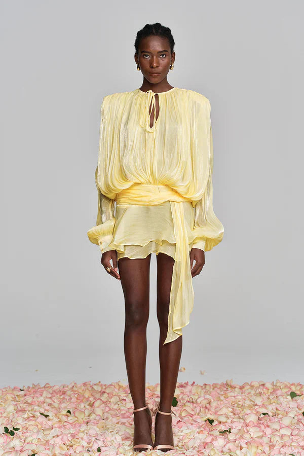 Fermina | Women's Elegant Mini Dress with Puffy Sleeves
