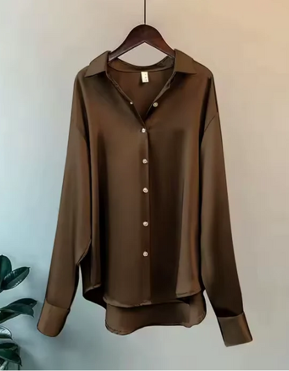 Lorenae | Blusa para mujer con botones y diseño elegante de manga larga