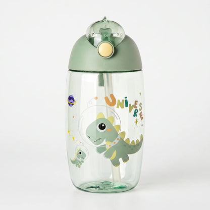 Emi | Wiederverwendbare Kinderflasche mit Dinosaurier und Strohhalm
