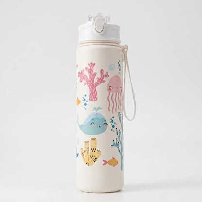 Auri | Wiederverwendbare Flasche mit Dinosauriern und Handschlaufe