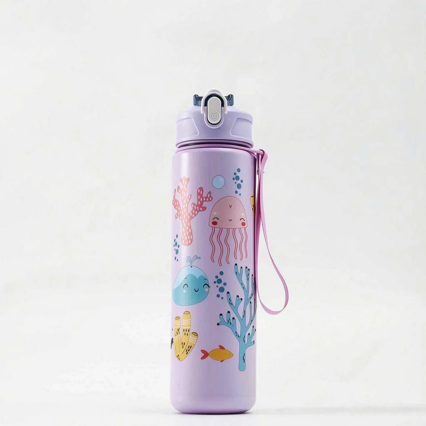 Auri | Wiederverwendbare Flasche mit Dinosauriern und Handschlaufe