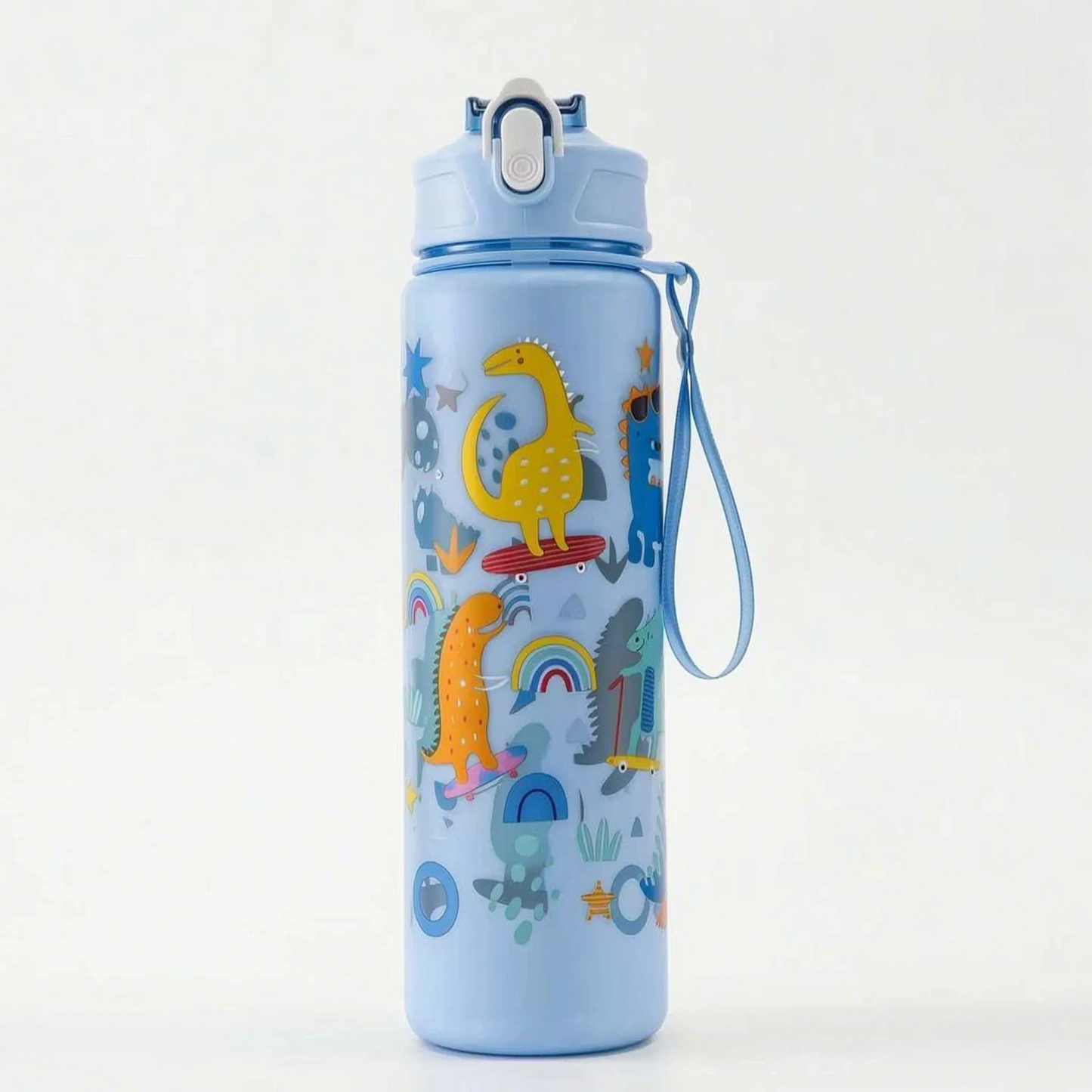 Auri | Wiederverwendbare Flasche mit Dinosauriern und Handschlaufe