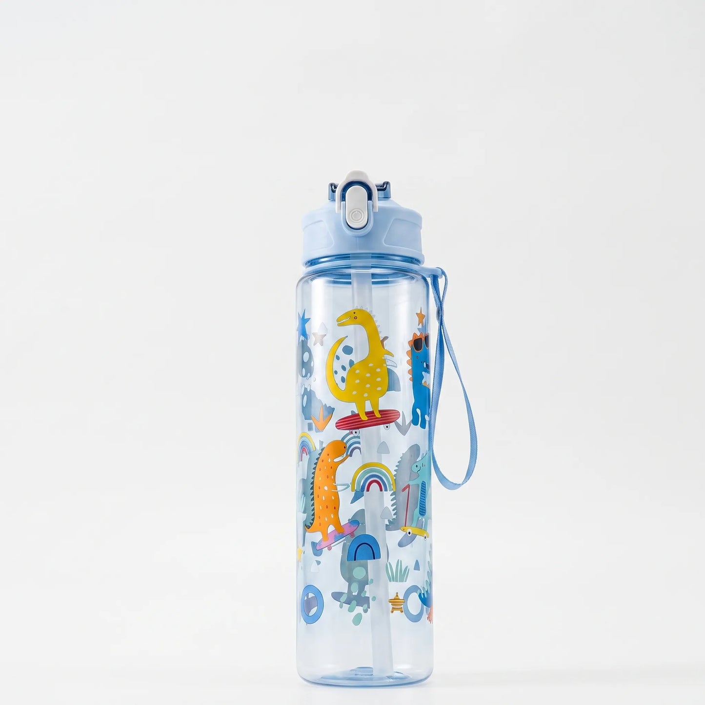 Auri | Wiederverwendbare Flasche mit Dinosauriern und Handschlaufe