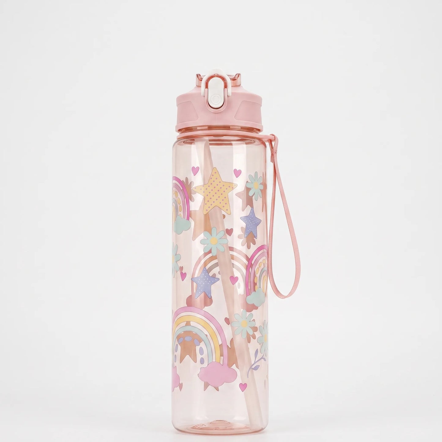 Auri | Wiederverwendbare Flasche mit Dinosauriern und Handschlaufe