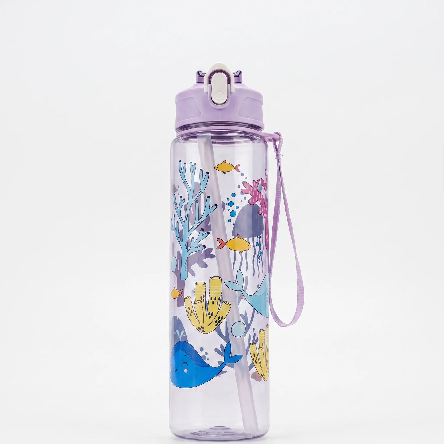 Auri | Wiederverwendbare Flasche mit Dinosauriern und Handschlaufe