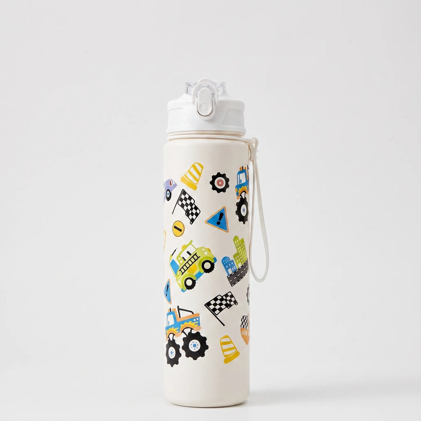 Auri | Wiederverwendbare Flasche mit Dinosauriern und Handschlaufe