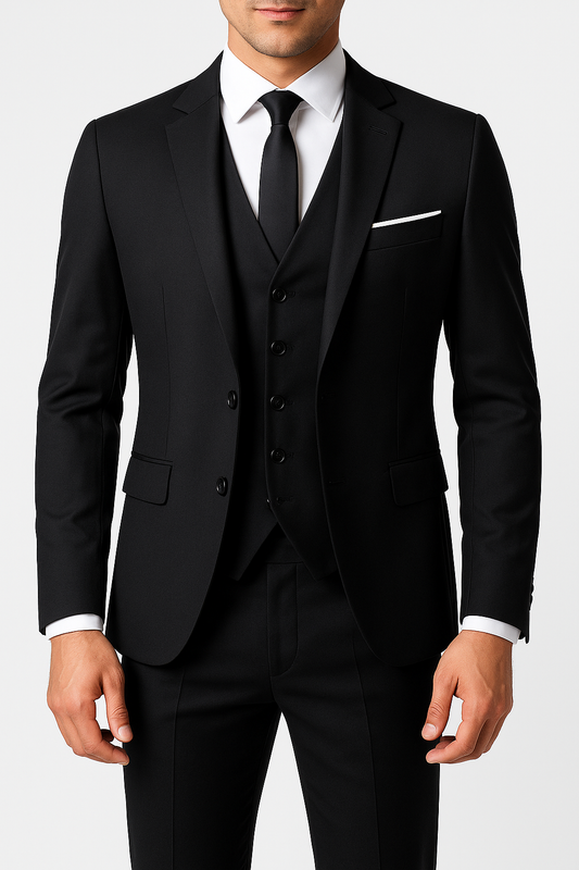 Albino | Elegante traje de tres piezas para hombre con chaqueta | Clásico