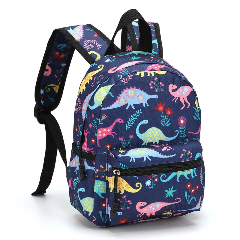 Lior | Mochila infantil con estampado de dinosaurios coloridos