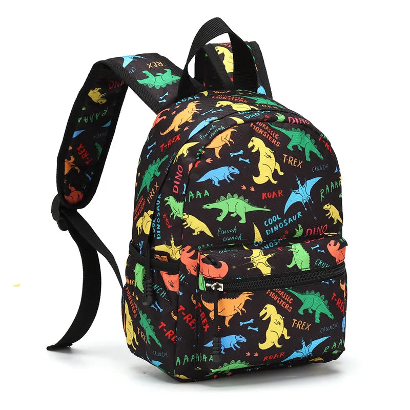 Lior | Mochila infantil con estampado de dinosaurios coloridos