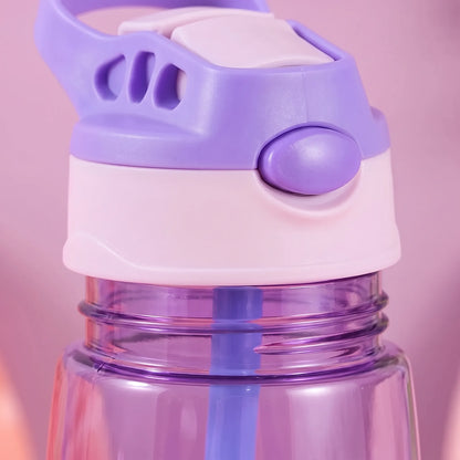Kimi | Botella infantil con tapa abatible y pajita integrada