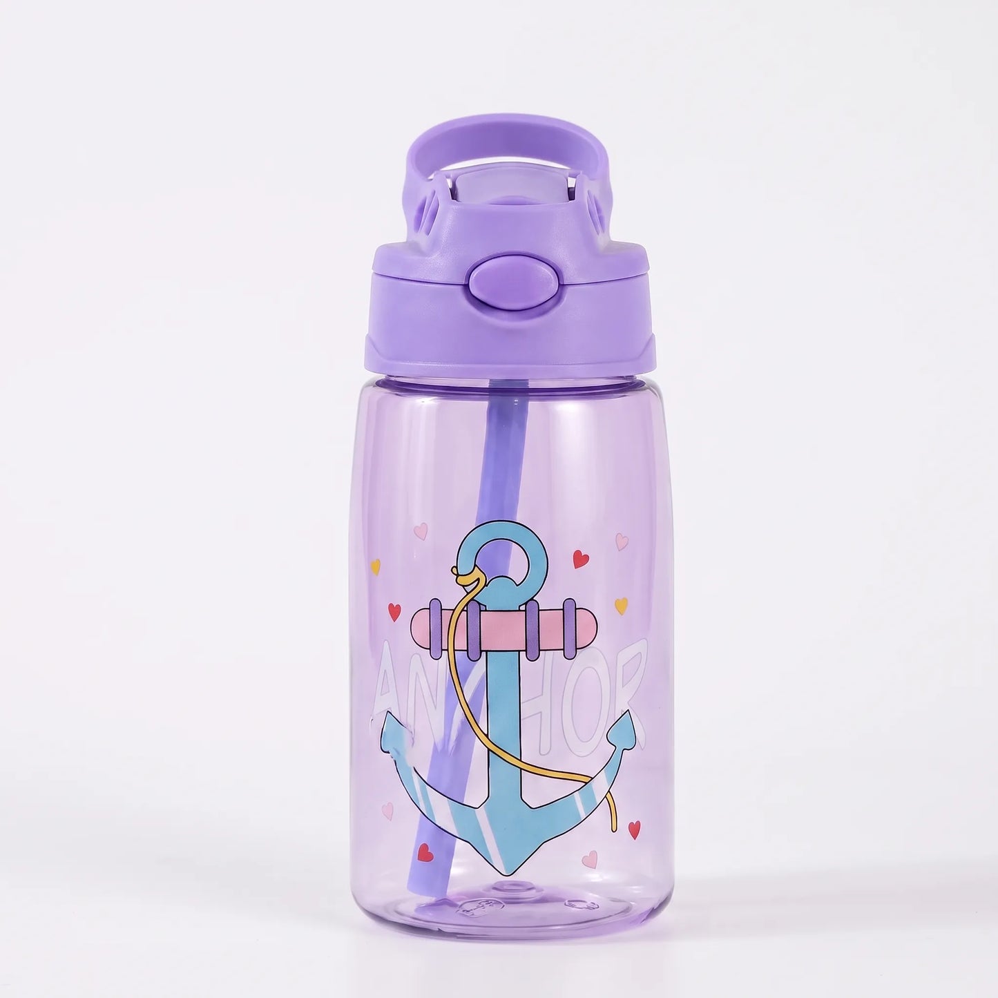 Kimi | Botella infantil con tapa abatible y pajita integrada