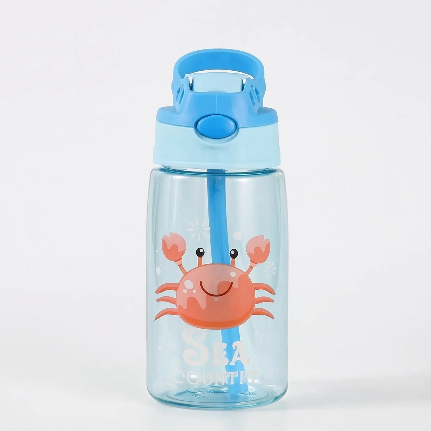 Kimi | Botella infantil con tapa abatible y pajita integrada