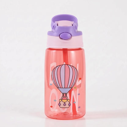 Kimi | Botella infantil con tapa abatible y pajita integrada