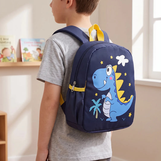 Suki | Mochila escolar infantil con dinosaurio y cremallera