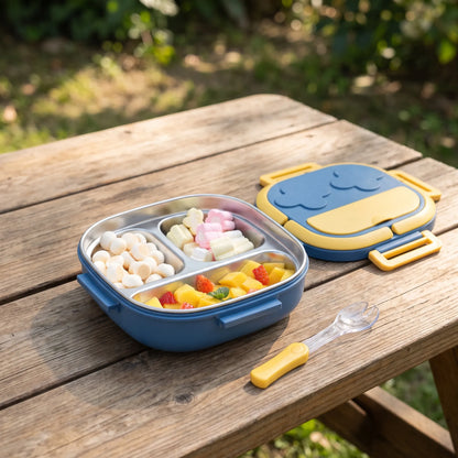 Luni | Fiambrera bento infantil con compartimentos dobles