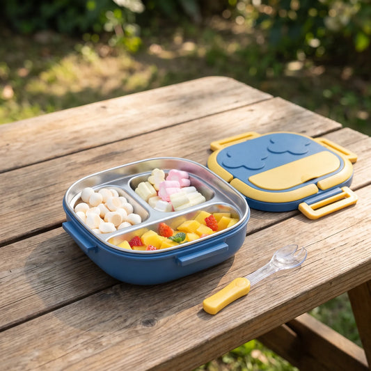 Luni | Fiambrera bento infantil con compartimentos dobles