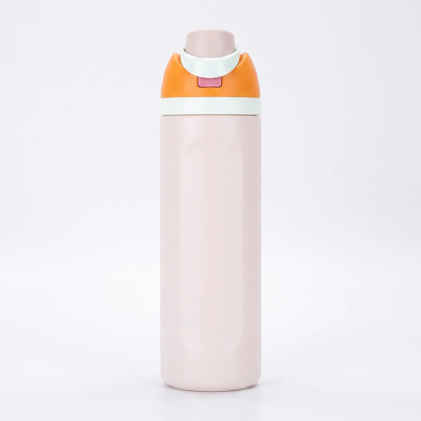 Delfina | Botella térmica cilíndrica con tapa abatible aislada