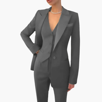 Josefina | Traje de boda para mujer con blazer y pantalón recto