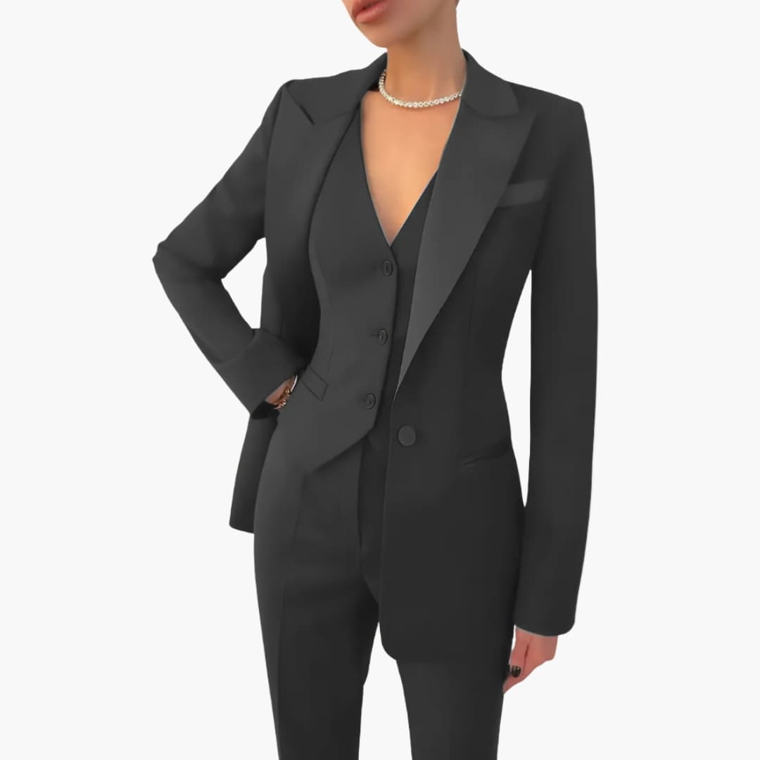 Josefina | Traje de boda para mujer con blazer y pantalón recto