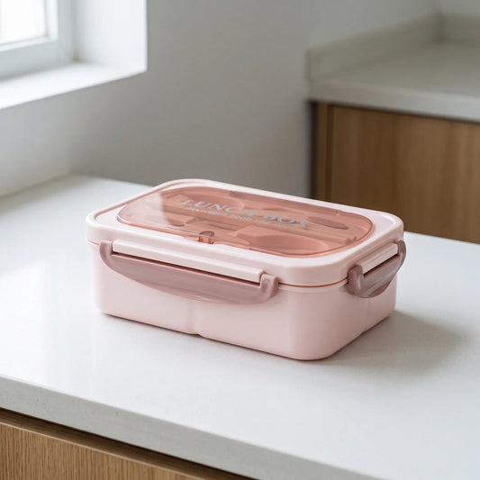 Yumi | Fiambrera rectangular con compartimentos para comidas