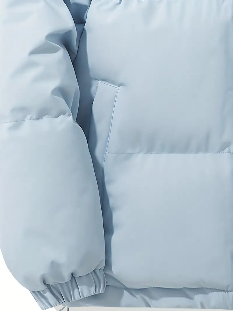 Paloma | Abrigo acolchado para mujer con capucha y cremallera