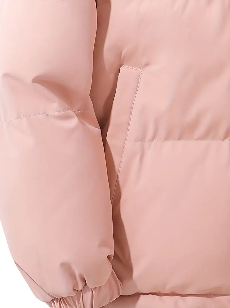 Paloma | Abrigo acolchado para mujer con capucha y cremallera
