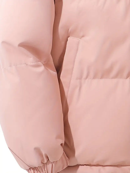 Paloma | Abrigo acolchado para mujer con capucha y cremallera