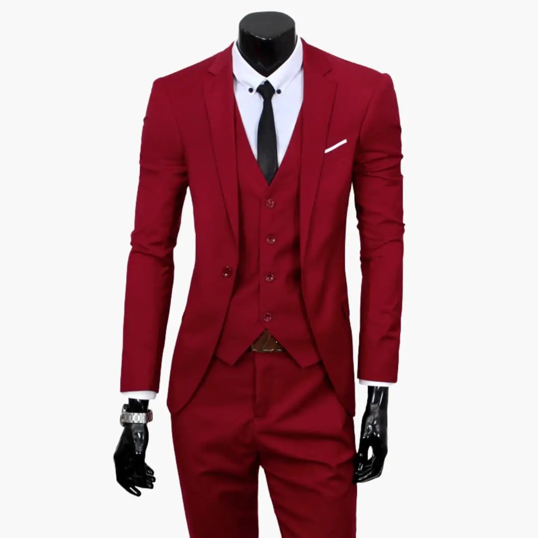 Cesar | Hochzeitsanzug für Herren mit Jacke und Weste  