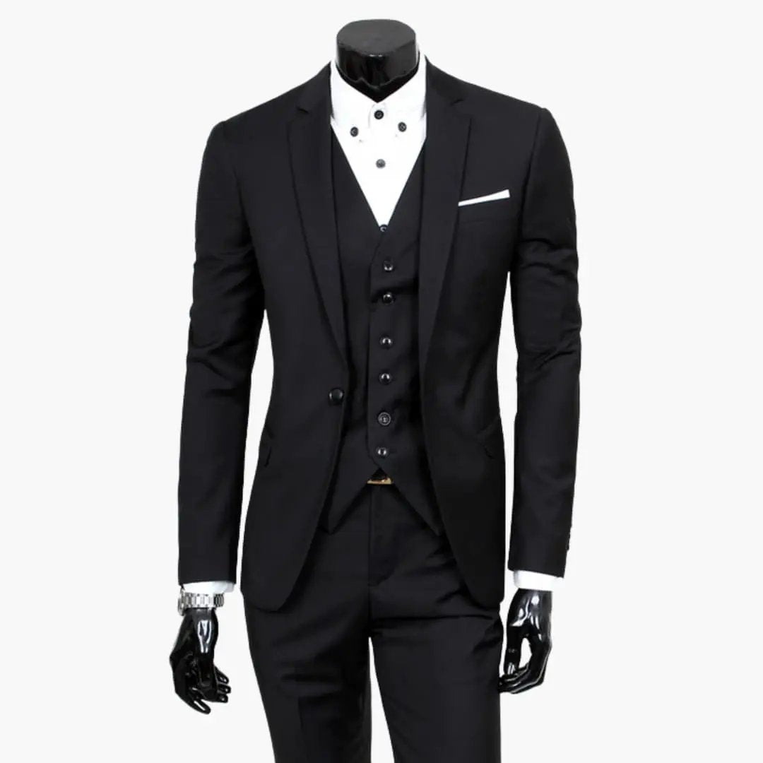 Cesar | Hochzeitsanzug für Herren mit Jacke und Weste  