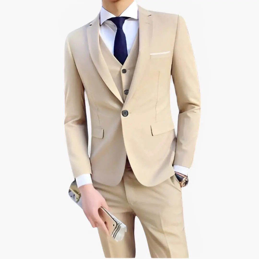 Cesar | Hochzeitsanzug für Herren mit Jacke und Weste  