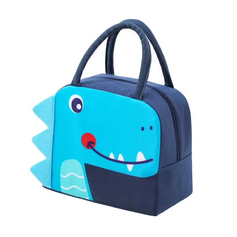 Coco | Bolsa térmica infantil con dinosaurio y asas superiores