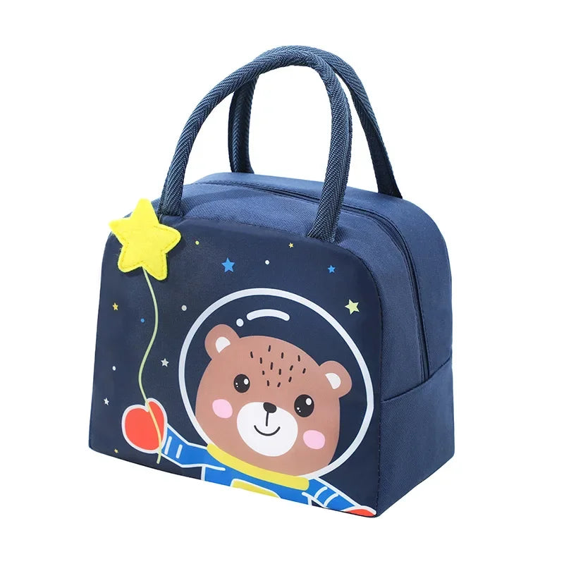Coco | Bolsa térmica infantil con dinosaurio y asas superiores