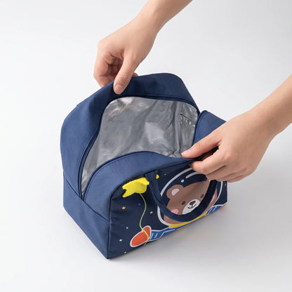 Coco | Bolsa térmica infantil con dinosaurio y asas superiores