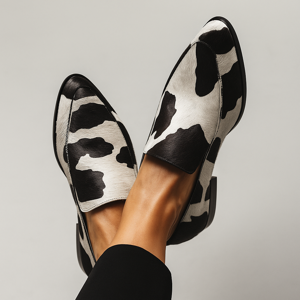 Virella | Mocasines para mujer con diseño moderno y estampado llamativo