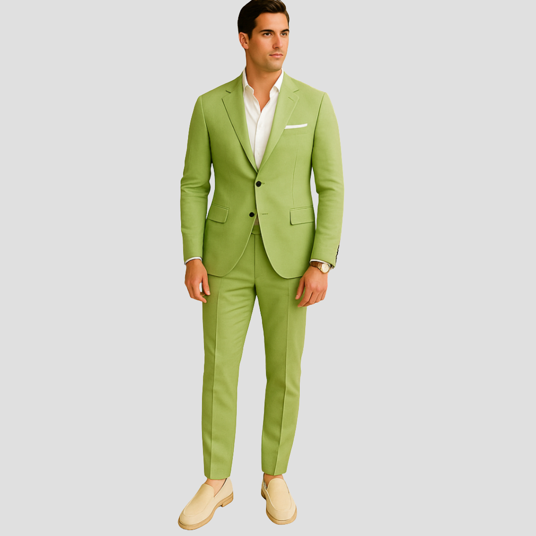 Rodrigo | Traje de primavera para hombre elegante de dos botones