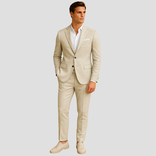 Rodrigo | Traje de primavera para hombre elegante de dos botones