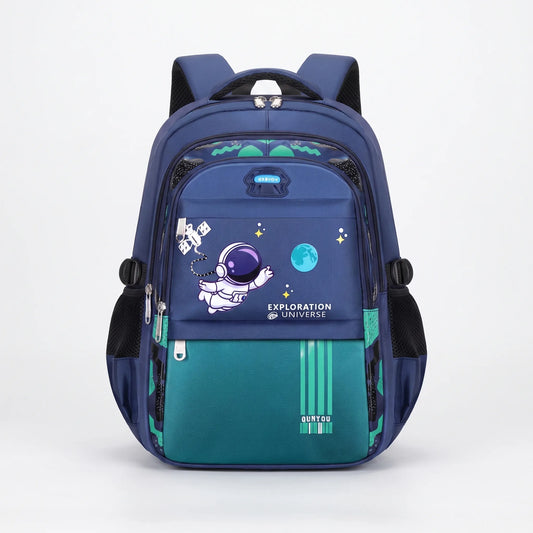 Neli | Mochila escolar con varios compartimentos y astronauta